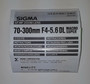 Sigma 70-300mm/f4-5.6 DL Macro Super Lens for Nikon AF D (BRAND NEW!)