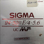 Sigma 24-50mm/f4-5.6 Macro UC Lens for Minolta (BRAND NEW!)