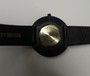 Pierre Nicol Black & Neon Analog Quartz Wristwatch w/Genuine Leather (New!) 80s