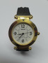 Pasha style Quartz Wristwatch with Genuine Leather New! Preciso Analog Cartier