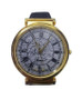 Marble Roman Numeral Analog Quartz Writstwatch w/Genuine Leather (Brand New!)