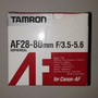 Tamron (Canon) AF28-80/3.5-5.6 Aspherical Lens (BRAND NEW!)