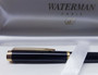 Waterman 16089-3 | Black Lacquer & Gold Gentleman Fountain Pen | Paris (New!)