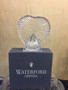 Waterford Crystal Fitted Heart Shaped Picture Frame Crystal Clear BNIB!