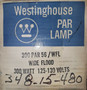 Westinghouse Cl-6964 300Watt 125-130Volts Wide Flood Lamp (Brand New!)