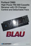 Blaupunkt Portland CM85 FM/AM Cassette Receiver w/Detachable Face (Brand New!)