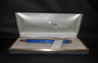 Vintage Sheaffer Blue Laquer & Gold Writing Pen (Brand New!)