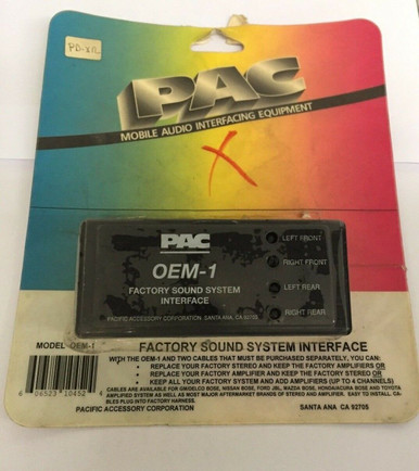 Pac Audio Interface PAC Oem-1 Factory Sound System Interface NEW ORIGINAL VERSION! - Wolf's ...