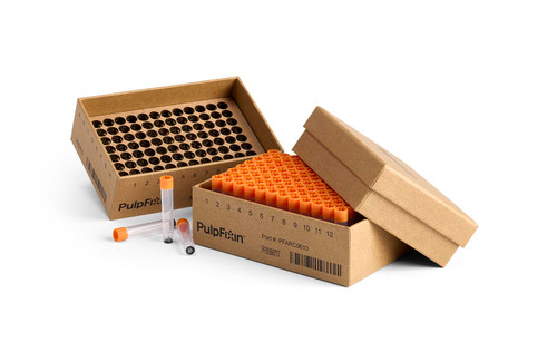 PulpFixin 96 Tube AutoRack, FeatureFilm sealant, Recyclable Compostable, for 1.4ml tubes