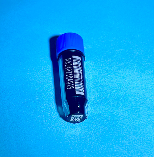 0.7ml Screw Cap Tube, 2D barcode with side code, capped