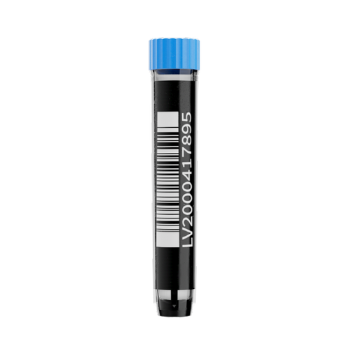 LVL LX1000 2D Barcoded Tube with Cap Side Code