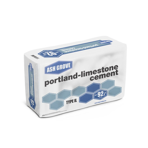 Ash Grove Portland Limestone Cement Type 1 92.6 lb Gray