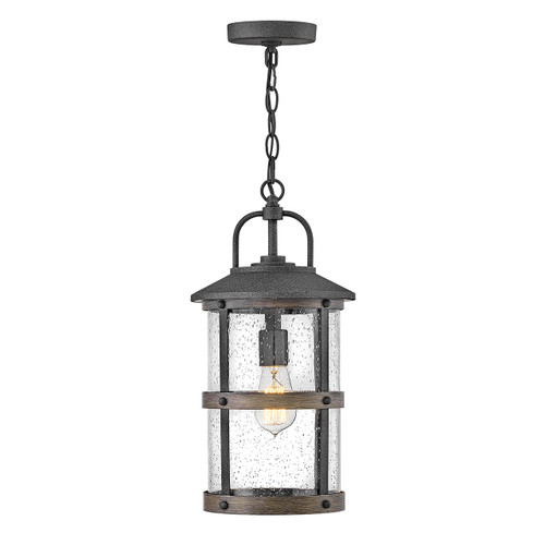 Lakehouse LED Hanging Lantern in Aged Zinc 2682DZ-LV