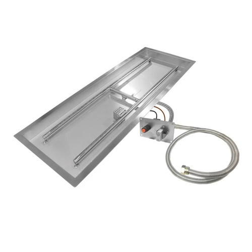 Linear Gas Fire Pit Burner Insert 48"