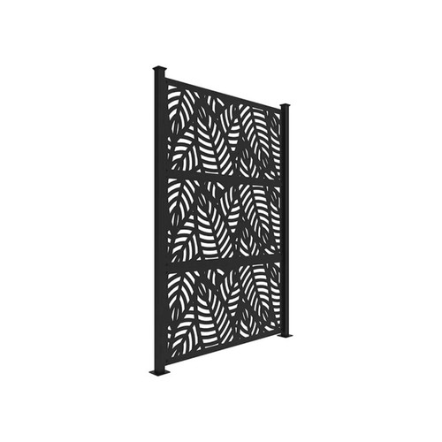 Frame Kit for Decorative Screen Panels Matte Black