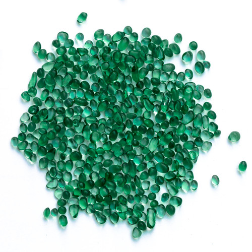 Glass Bead 50lb Dark Green 2-4 mm