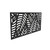 Decorative Polypro Screen Panel 3' x 6' Sanibel Black