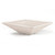 Artisan Square Cast Stone Planter Bowl Carrara Honed