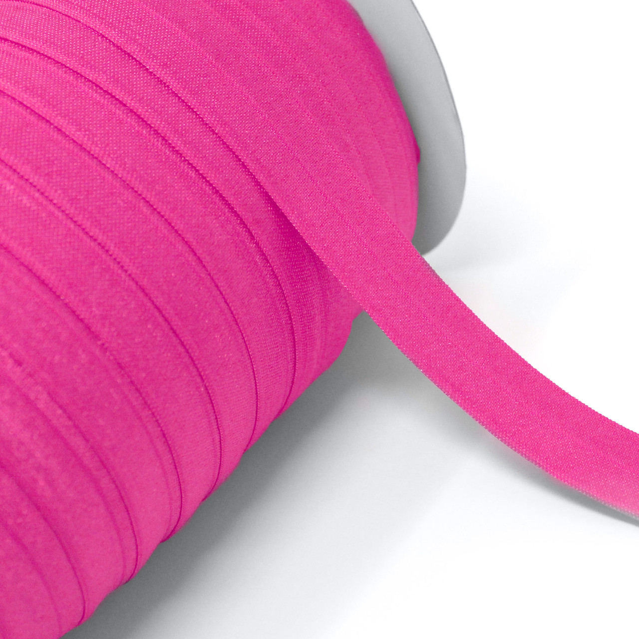 Neon Pink 1 - 25mm Fold Over Elastic - Elastic by the Yard