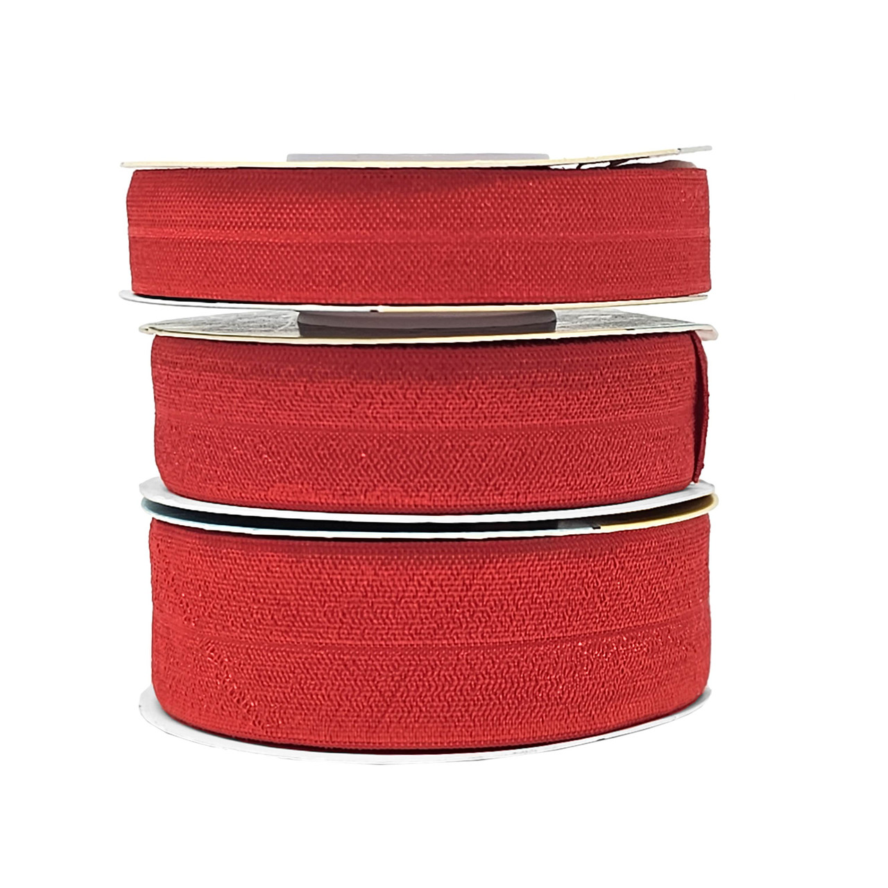 Atom Red .625 x 2 yards Fold Over Elastic