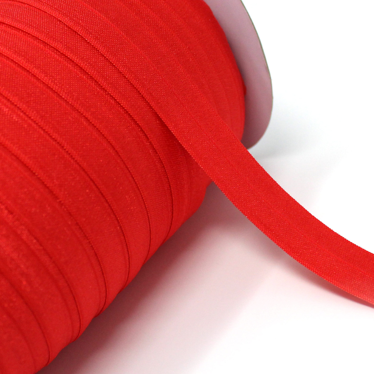 1 Inch Red Wholesale Fold Over Elastic 100yd