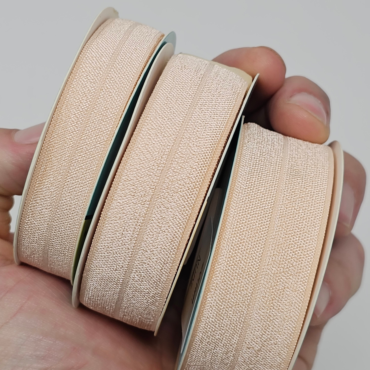 Nude 1 (25mm) Fold Over Elastic - Elastic by the Yard