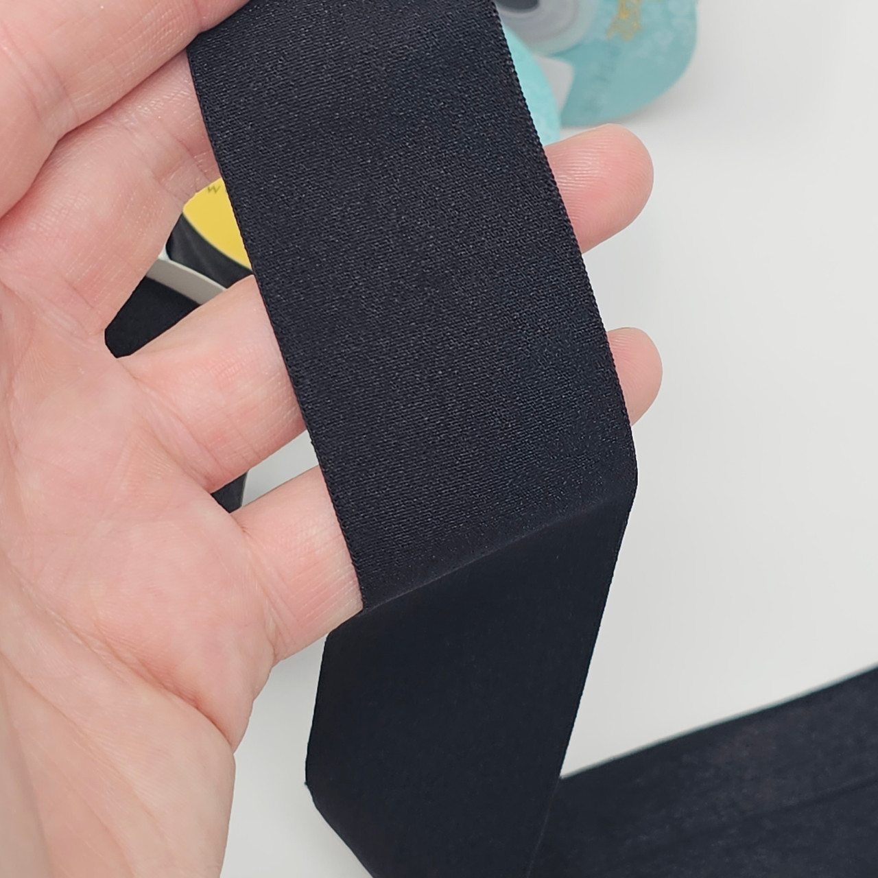 1 Yard Solid Color Sewing Fold Over Elastic Stretch Trim - Temu