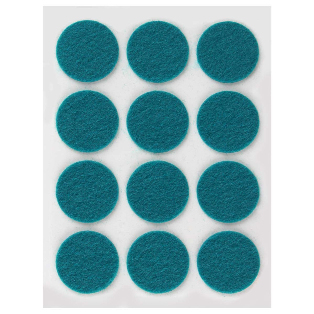 1 Turquoise Adhesive Felt Circles 48 to 240 Dots