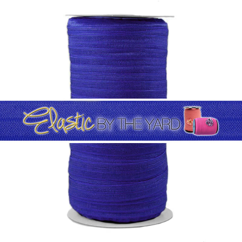 Peacock Blue 15mm Wide Fold Over Elastic Elastic By The Yard
