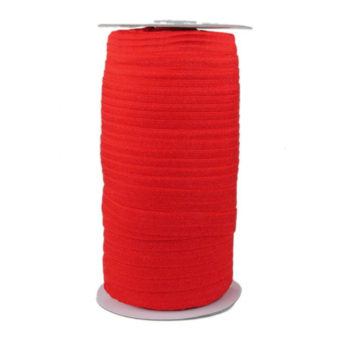 Red Wholesale Fold Over Elastic 100yd