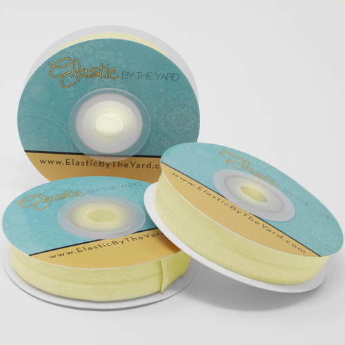 Pale Yellow Fold Over Elastic