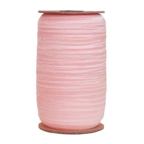 Ballet Pink Wholesale Fold Over Elastic 100yd