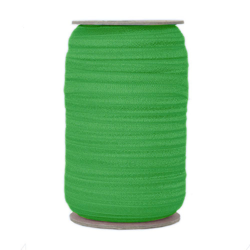 Kelly Green Wholesale Fold Over Elastic 100yd