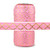 Gold Quatrefoil on Pink Fold Over Elastic 100yd