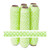LIME with White Polka Dots Fold Over Elastic