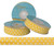 Yellow with White Polka Dots Fold Over Elastic