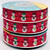 Snowmen on Red 5/8" Fold Over Elastic
