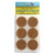 1 1/2" Tan Cashmere Adhesive Felt Circles 48 to 240 Dots