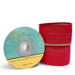 Scarlet 1.5" (40mm) Fold Over Elastic