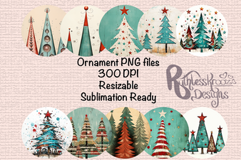 Christmas Trees 2 Ornament graphic PNG Downloads