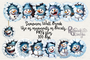 Snowmen Wall Break Ornament Graphic Download 1