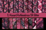 Seamless Pattern PNG Rhodonite Dark