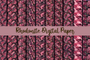 Seamless Pattern PNG Rhodonite Dark