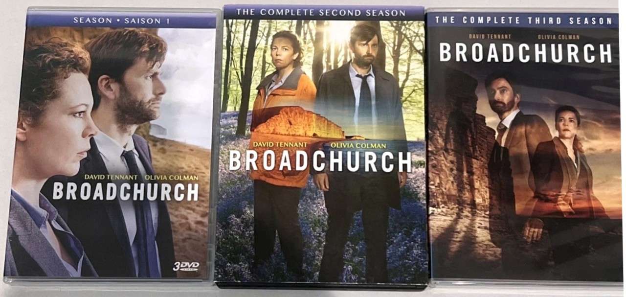 DVD: Broadchurch: The Complete TV Series (all 3-seasons) [D0015]