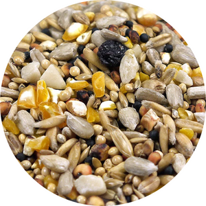 Super Premium No Mess Wild Bird Mix made with tasty, high quality ingredients to supplement the diet of wild birds Super Premium No Mess Wild Bird Mix made with tasty, high quality ingredients to supplement the diet of wild birds