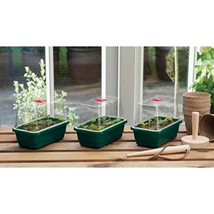 6 Mini Seed Tray High Dome Windowsill Propagators 6 Mini Seed Tray High Dome Windowsill Propagators