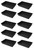 10 Professional Seed Trays with Holes Black 10 Professional Seed Trays with Holes Black