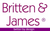 The Britten & James logo