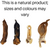 Various sizes and colours of lamb ears, with the text "This is a natural product; 
sizes and colours may vary". Various sizes and colours of lamb ears, with the text "This is a natural product; 
sizes and colours may vary".