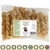 A photograph of Britten & James short braided lamb treats in packaging, with symbols underneath saying 'high quality, natural healthy dog treats, grain free, hypoallergenic, no additives, no preservatives, 100% natural ingredients, ethically sourced, and British family owned'. A photograph of Britten & James short braided lamb treats in packaging, with symbols underneath saying 'high quality, natural healthy dog treats, grain free, hypoallergenic, no additives, no preservatives, 100% natural ingredients, ethically sourced, and British family owned'.